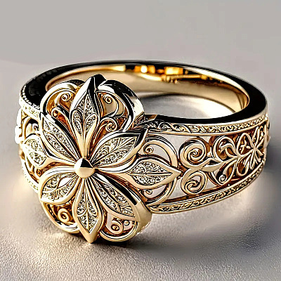 Brass Finger Rings FS-WG88F6B-02-1