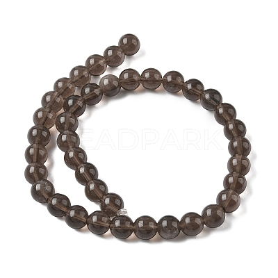 Natural Ice Obsidian Beads Strands G-P590-A01-10mm-01-1
