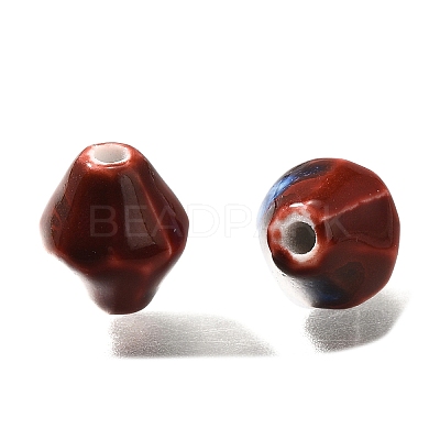 Vintage Style Glazed Ceramic Porcelain Beads PORC-H013-01-08-1