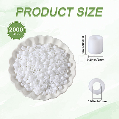 2000Pcs PE DIY Melty Beads Fuse Beads Refills DIY-SP0004-73F-1