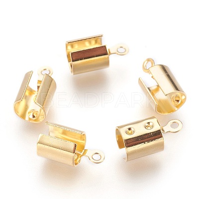 304 Stainless Steel Folding Crimp Ends X-STAS-P207-04G-B-1