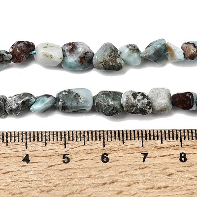 Natural Larimar Beads Strands G-P601-A21-02-1