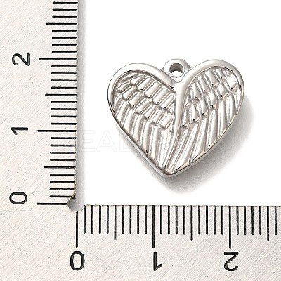 Anti-Tarnish 304 Stainless Steel Pendants STAS-P371-096F-P-1
