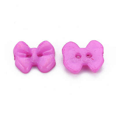 2-Hole Plastic Buttons BUTT-N018-004-1