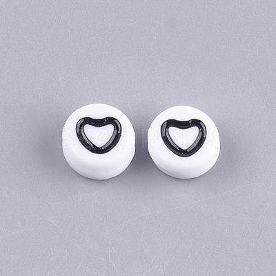 Opaque Acrylic Beads X-MACR-S273-17-1