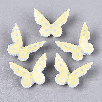 Handmade Porcelain Beads PORC-Q008-01B-1