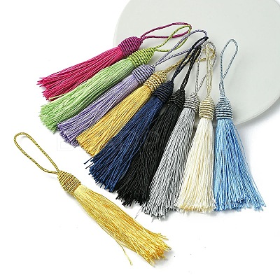 Polyester Tassel Big Pendant Decorations FIND-YW0004-59A-1