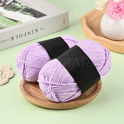 5Pcs Polyester Yarn for Knitting & Crochet YCOR-SZ0001-03C-1