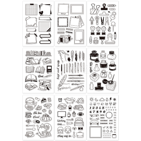 Acrylic Stamps DIY-GL0001-27-1