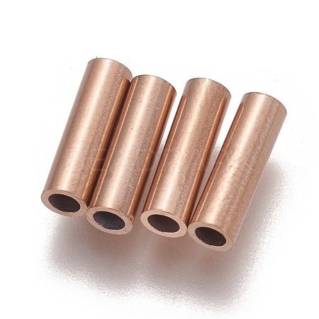 Ion Plating(IP) 304 Stainless Steel Tube Beads LS-STAS-L216-23G-RG-1