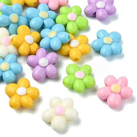 Opaque Acrylic Beads OACR-CJC0009-06-1