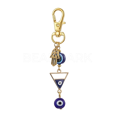 Alloy Enamel Pendant Decorations HJEW-JM01677-02-1