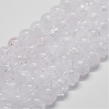 Natural Crackle Quartz Beads Strands G-D840-01-6mm-1