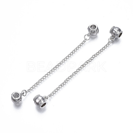 Rack Plating Alloy European Dangle Charms MPDL-N039-228P-1