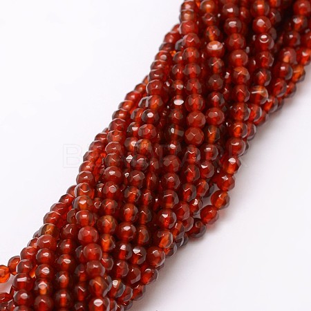 Natural Agate Bead Strands X-G-G882-4mm-A03-1