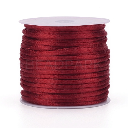 Nylon Satin Rattail Cords NWIR-L006-1mm-05-1
