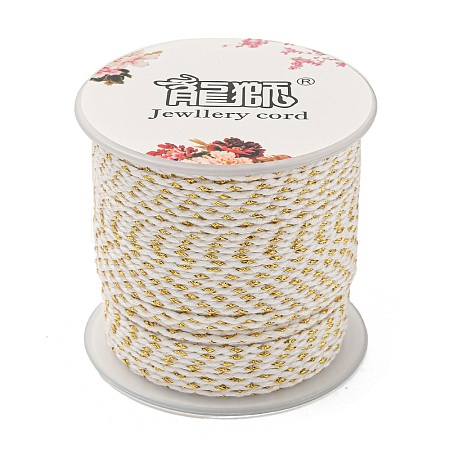 4-Ply Polycotton Cord with Metallic Thread OCOR-Z003-C25-1