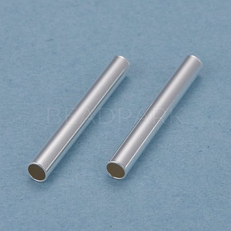 Brass Tube Beads KK-Y003-73G-S-1