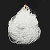 Imitate Austrian Crystal Glass Round Bead Strands GLAA-F030-6mm-01-3