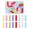 50Pcs Baking Paint Glass Pendants GLAA-FS0001-91-1