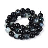 Dyed & Heated Natural Fire Crackle Agate Beads Strands G-N359-01B-02-3