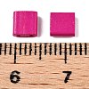 2-Hole Baking Paint Glass Seed Beads LS-SEED-S023-17C-25-4