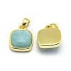 Natural Amazonite Pendants G-O176K-05G-2