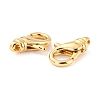 Brass Lobster Claw Clasps KK-D065-03G-3