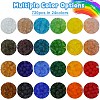 720Pcs 24 Colors Transparent Glass Beads Sets EGLA-YW0003-12-2