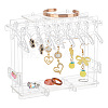 1 Set Transparent Acrylic Earring Display Stands EDIS-PH0001-28-7