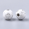 Plating Acrylic Beads PACR-Q113-10N-2