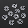 Transparent Resin Snap Fasteners BUTT-N018-008-01-9
