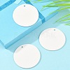 Porcelain Blank Big Pendants PORC-PW0001-100-3