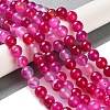 Natural Striped Agate/Banded Agate Beads Strands G-Z060-A01-B06-2