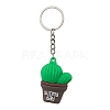 Cartoon Cactus PVC Plastic Keychain KEYC-JKC00667-4