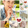 12Pcs Brass Glass Charms KK-PH0013-43A-5