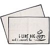 Coffee Theme Diablement Fort Cup Mats AJEW-WH0201-005-1