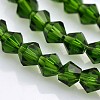Faceted Bicone Glass Beads Strands X-EGLA-P017-4mm-11-3