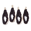Druzy Resin Pendants RESI-R428-014A-1