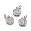 Natural Quartz Crystal Pendants X-G-K296-B07-1