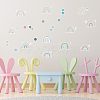 4 Sheet 4 Styles Waterproof Vinyl Wall Stickers DIY-WH0308-214-4