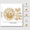 PET Hollow Out Drawing Painting Stencils DIY-WH0403-023-3