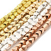 Electroplated Synthetic Non-magnetic Hematite Beads Strands G-L613-J01-01-1