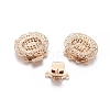 Brass Box Clasps KK-L053-05KCG-3