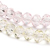 Transparent Painted Glass Beads Strands DGLA-A034-T6mm-A25-4