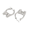 Brass Hoop Earrings for Women EJEW-F344-01P-02-2