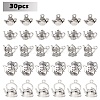 30Pcs 6 Styles Tibetan Style Alloy Charms TIBEP-YW0001-77-2