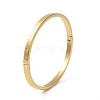 3Pcs 3 Color 304 Stainless Steel Textured Bangles Set BJEW-F464-04-2