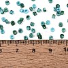 Opaque Picasso Cylinder Glass Beads SEED-Q039-06A-16-4