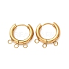 304 Stainless Steel Huggie Hoop Earring Findings STAS-D183-03E-G-1